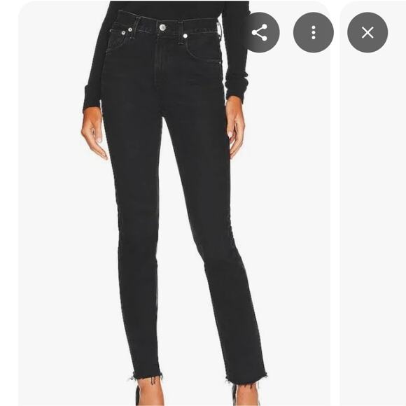 Agolde Nico High Rise Slim Fit Sz 23 NWTS - Picture 1 of 5